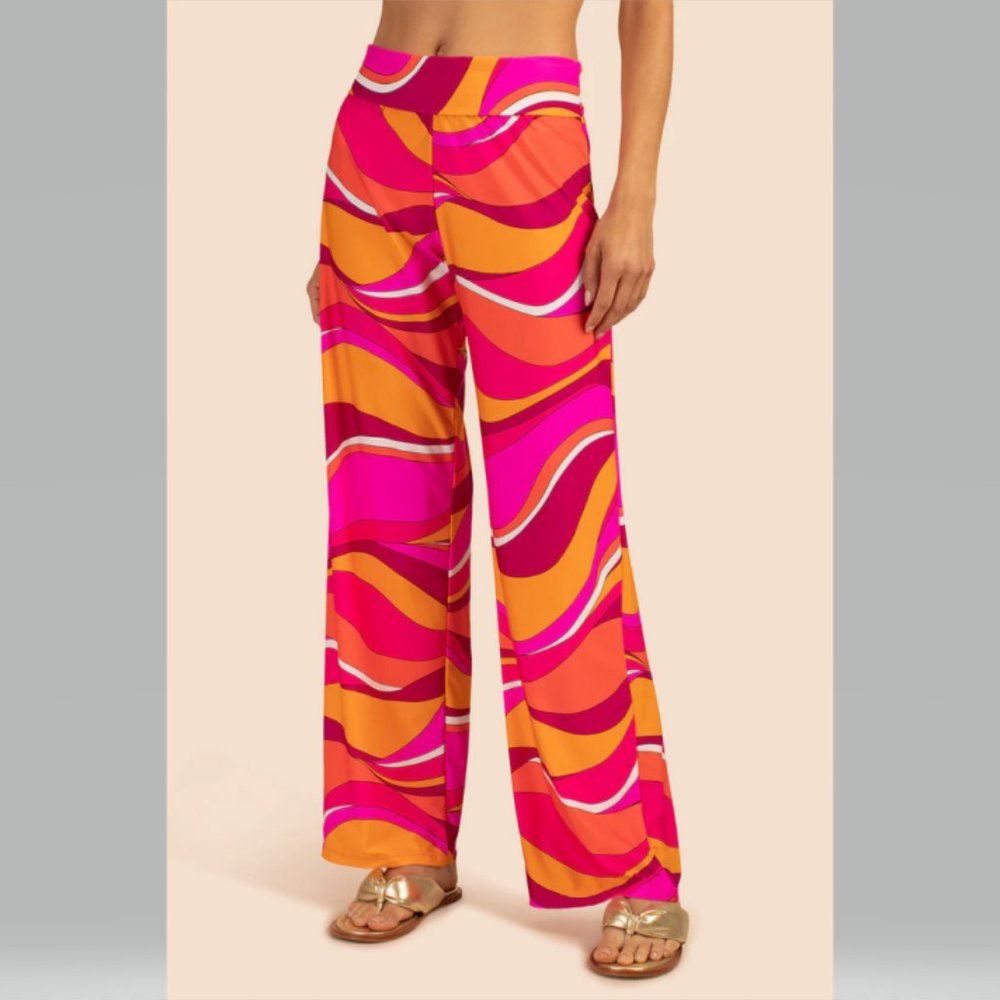 Trina Turk Vivid Vista Swim Pants Cover Up NWT